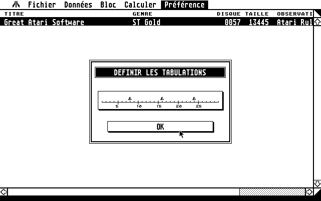 Logithèque Master atari screenshot
